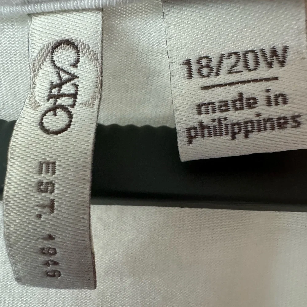 Cato’s White Women's Top Size 18/20W - Picture 2 of 3